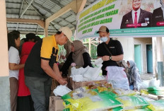 8 Ton Beras Ludes Terjual di Operasi Pasar Murah Pusat Kuliner Pangkalan Balai