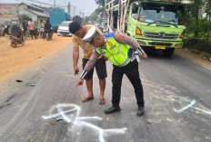 Pelajar di Banyuasin Terlintas Truk, Begini Kondisinya!