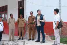 Wakil Ketua DPRD Banyuasin Janji Segera Bangun Kembali Sekolah Terdampak Bencana