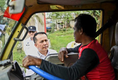 Kendaraan Truk Tetap Melintas di Jalintim Banyuasin: Distop dan Diminta Putar Balik