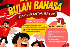 Peringati Bulan Bahasa, SMAN 1 Rantau Bayur Gelar Aneka Lomba