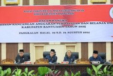 DPRD Banyuasin Gelar Rapat Paripurna, Bupati Jawab Pandangan Umum Fraksi