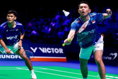 Dominasi Total! Kalahkan Ganda China, Fajar/Fikri Pastikan Tempat di Partai Puncak Denmark Open 2025