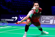 Jonatan Christie Lolos ke Semifinal Denmark Open 2025 Usai Taklukkan Li Shi Feng Lewat Duel Ketat Tiga Gim