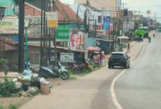 Sampah Menumpuk di Jalintim Palembang-Betung Banyuasin, Ekskavator Rusak