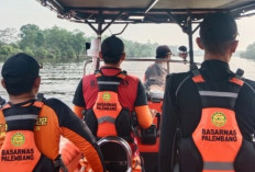 Perahu Getek Terbalik di Sungai Sugihan, Banyuasin: Satu Meninggal, Satu Hilang