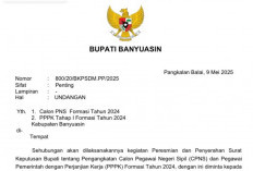 CPNS dan PPPK Banyuasin Segera Dilantik Bupati Banyuasin, Ini Tanggalnya