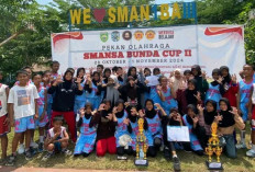 Tim Basket  SMPN 2 Banyuasin III, Meraih Juara 1 dan 3 pada Smansabunda Cup