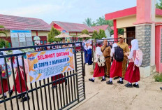 Masuk Hari Pertama, SMPN 2 Banyuasin III Dimonitor Kadisdikbud