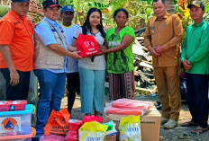 Pj. Bupati Banyuasin Salurkan Bantuan untuk Korban Kebakaran di Desa Srimulyo