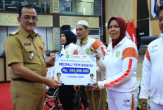 Pemprov Sumsel Apresiasi Atlet dan Pelatih PEPARNAS dengan Bonus Rp22 Miliar Lebih