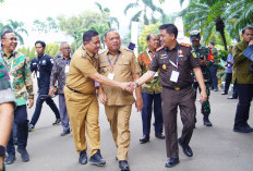 Pj Bupati Sandi Fahlepi bersama Forkopimda Hadiri Rakornas Penyelenggaraan Pemerintahan Daerah di Sentul