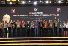 Sukses Capai Kepesertaan JKN-KIS 99,57%, Pemprov Sumsel Riah UHC Award 2024