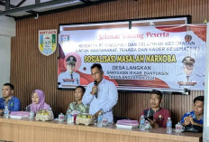 Saat Sosialisasi Narkoba, Ini Pesan Kades Langkan