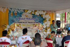 Menjalin Silaturahmi dan Memperkuat Sinergitas, Polsek Betung Gelar Halal Bihalal