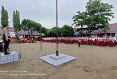 Upacara di Tiga SDN di Kecamatan Talang Kelapa Berlangsung Hidmat