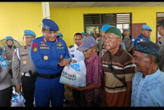 Karo Provos Divpropam Mabes Pori Gelar Baksos di Desa Pematang Palas  Banyuasin 