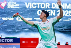 Kalah Dua Gim Langsung, Alwi Farhan Gagal Lanjut di Denmark Open 2025