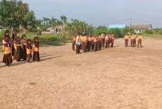 Rutin Gelar Latihan Pramuka di SDN 15 Air Kumbang