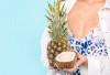 Ingin Pencernaan Lancar dan Kulit Cerah? Coba Nanas Campur Air Kelapa!
