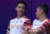 Jonatan Christie Semangati Alwi Farhan di Kursi Pelatih