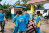 Sebelum Aktif Sekolah, SDN 12 Talang Kelapa Gelar Gotong Royong