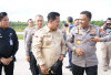 Antisipasi Kemacetan, Kakorlantas Polri dan Bupati Tinjau Progres Tol Kapal Betung