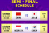 Jadwal Semifinal Sudirman Cup 2025: Indonesia vs Korea, China vs Jepang